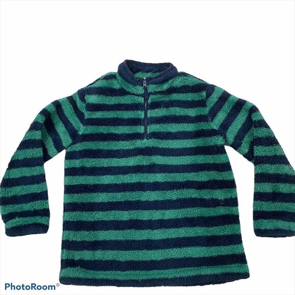 Lands End Kid Super Plush 1/4 Zip Jacket Size 7 - Picture 2 of 10